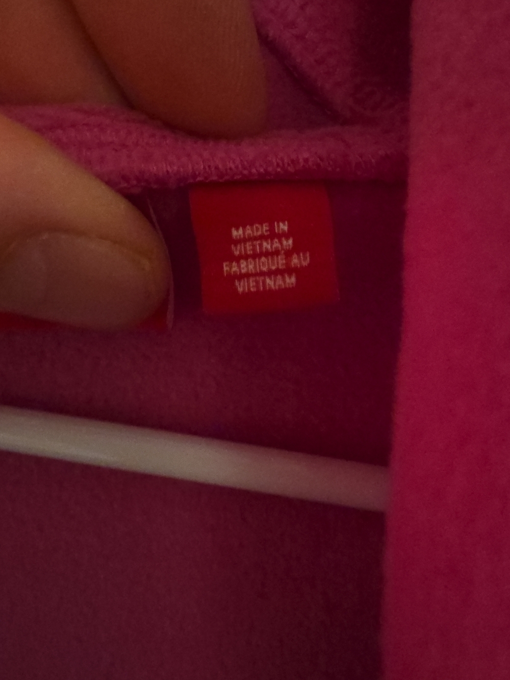 Supreme Pink Fleece Pullover with Box Logo - Picture 5 of 9